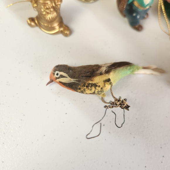 Lot of Vintage Christmas Tree Ornaments 60s 70s 80s 90s Kitsch Birds Geese Santa - Picture 6 of 13